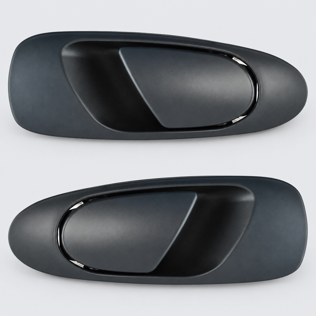 Rear Outside Door Handle Pair compatible with Honda Civic and Del Sol - compatible with Honda Civic