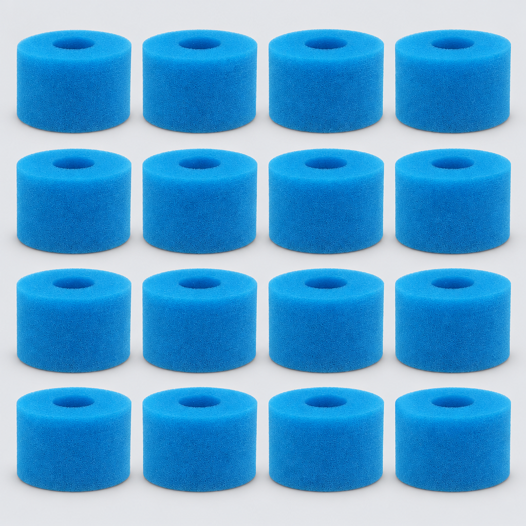 16-Pack Foam Filter Sponges compatible with Intex Type S1 Pure Spa