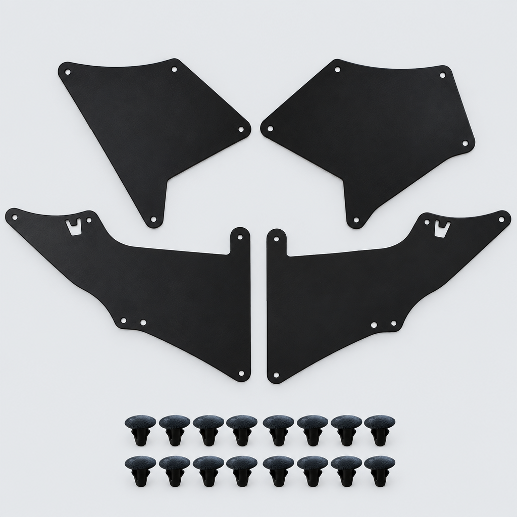 Fender Liner Splash Guards compatible with Toyota Land Cruiser Prado and FJ Cruiser