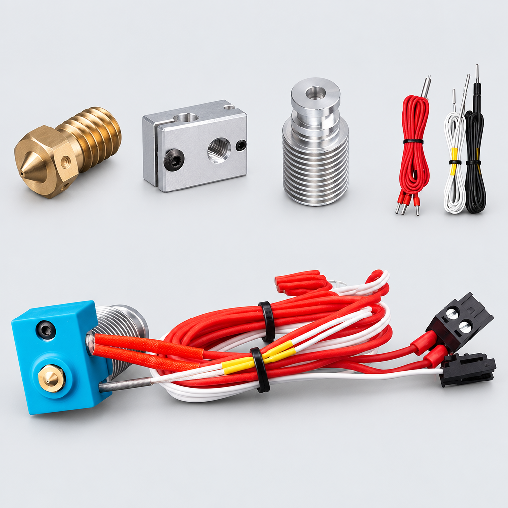 V6 Hotend Unit (12V) compatible with Prusa i3 MK3 MK2/2.5 - compatible with Prusa i3
