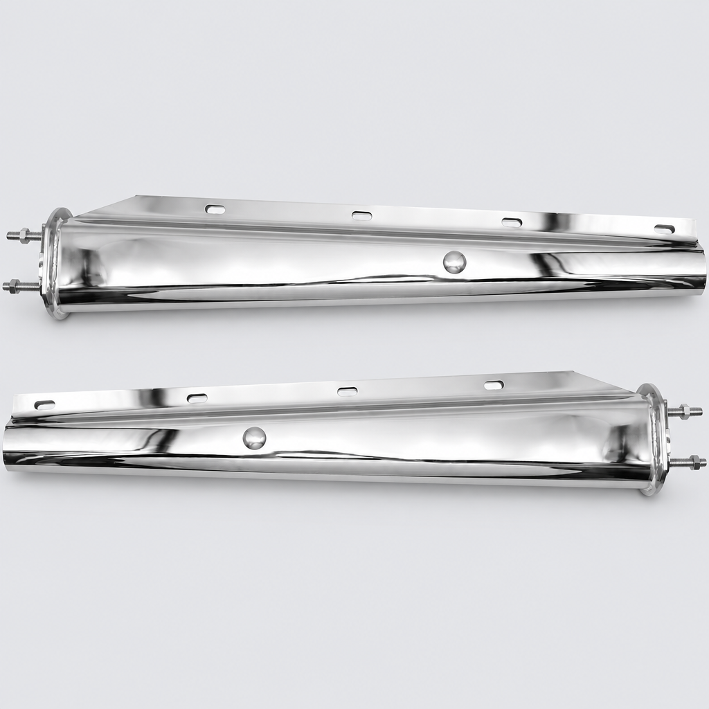 30in Straight Mud Flap Hanger compatible with Freightliner, Kenworth, and Peterbilt
