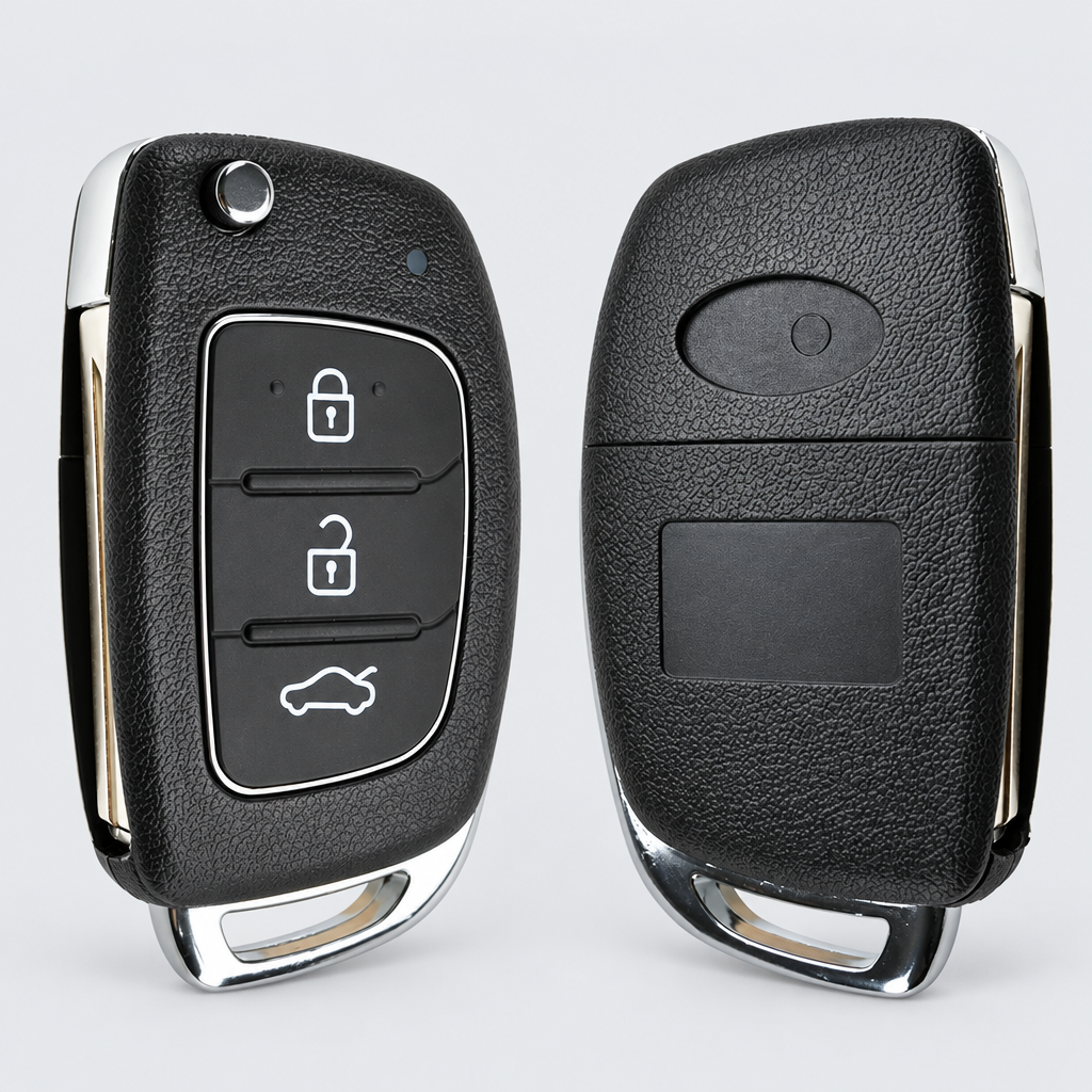 Flip Remote Key Shell compatible with Hyundai Elantra Tucson i20 ix35