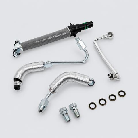 Turbo Oil Return and Feed Line Kit compatible with Buick Encore and Chevy Cruze Trax Sonic - compatible with Chevrolet Sonic