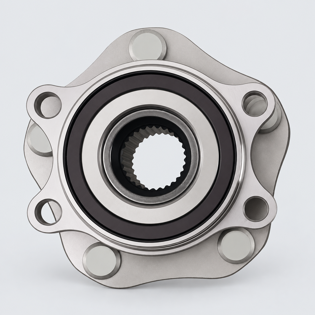 Front Wheel Hub & Bearing Assembly compatible with Nissan Rogue and Qashqai