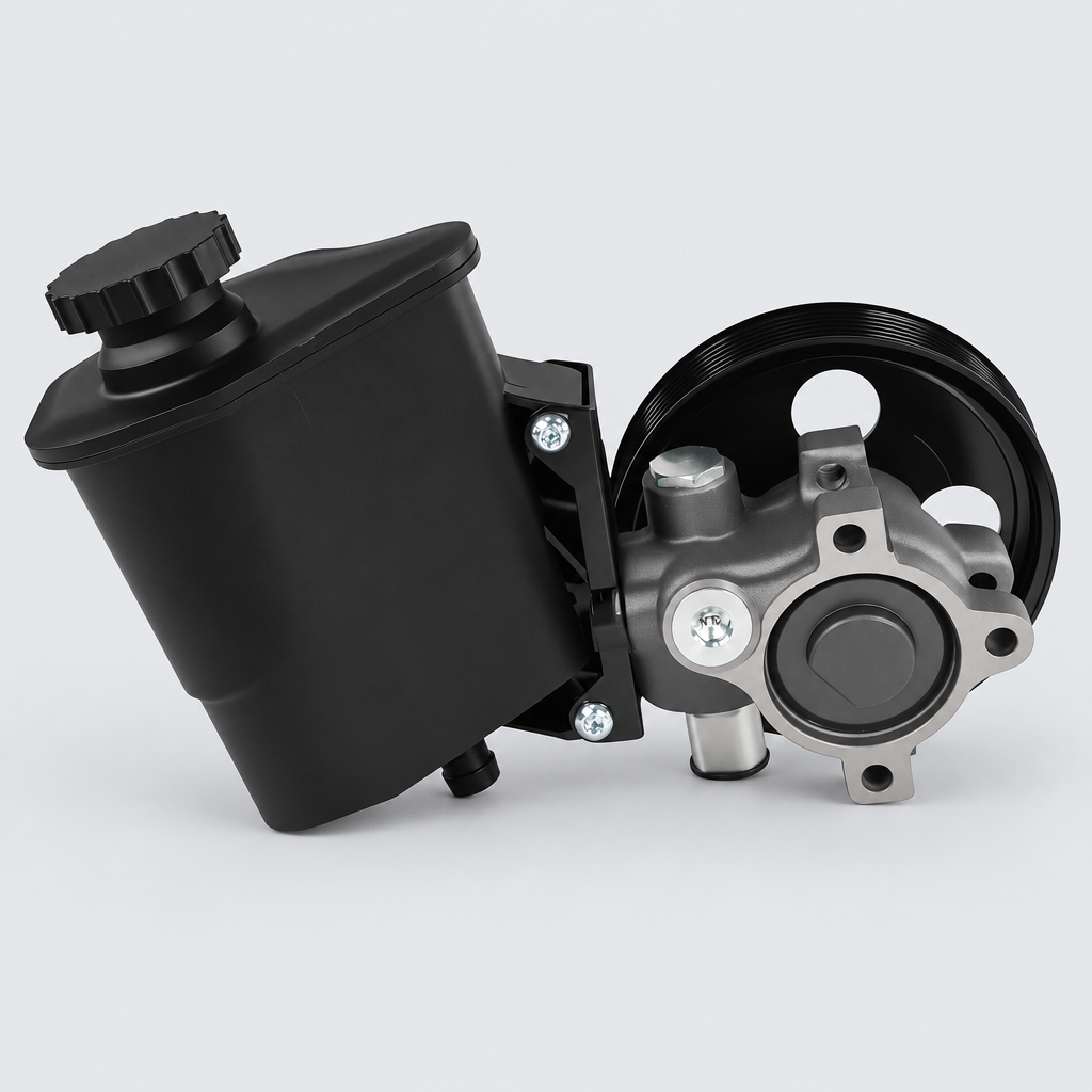 Power Steering Pump with Pulley and Reservoir compatible with Ram 1500 and Dodge Durango