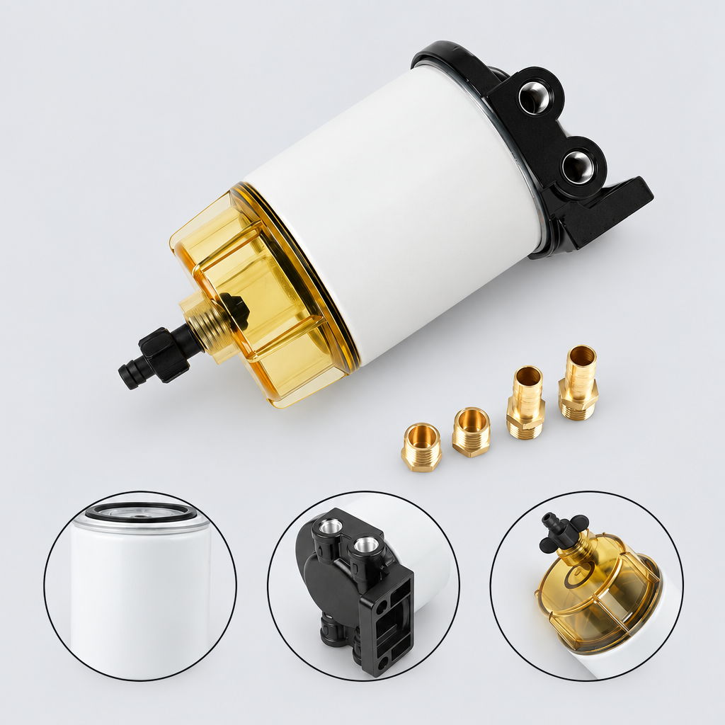 Fuel Water Separator Filter compatible with Mercury & Yamaha Outboards