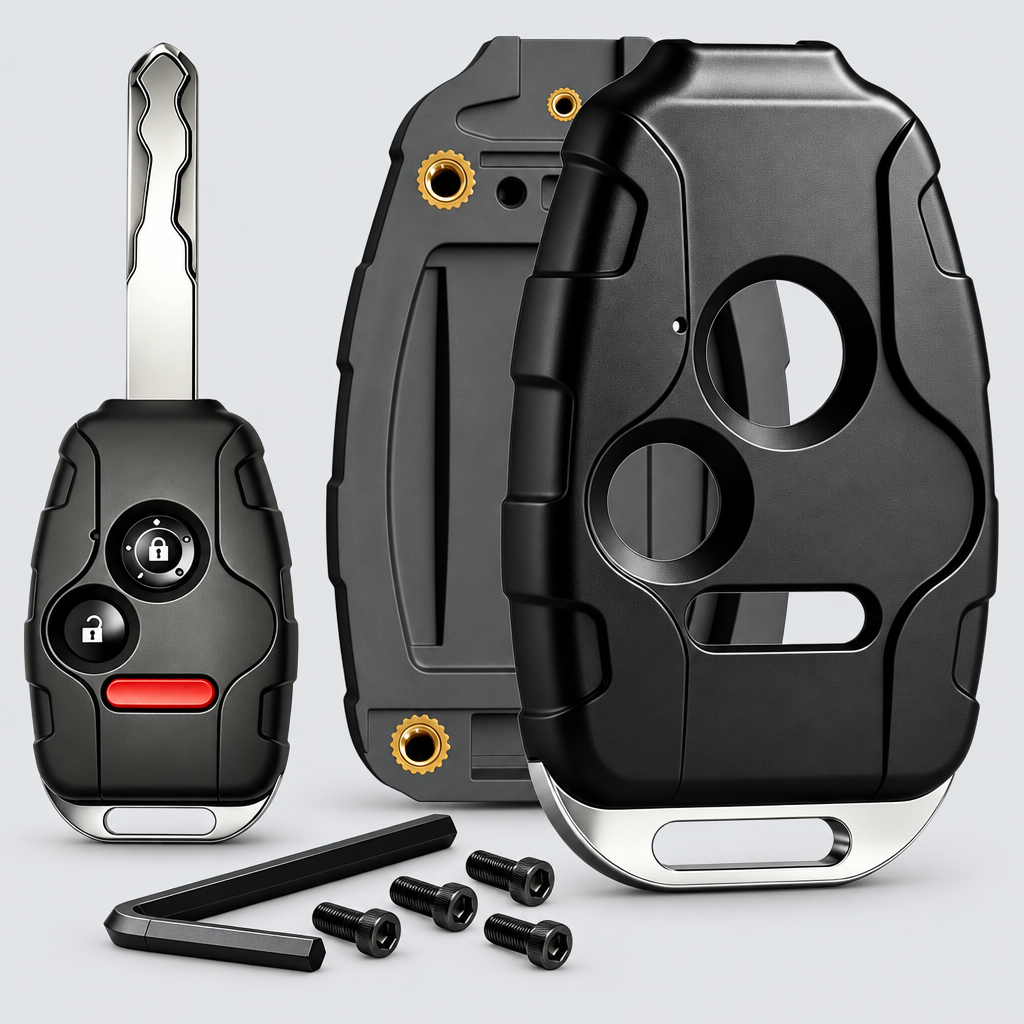 Replacement Key Fob Shell compatible with Honda Accord, Civic, CR-V, Pilot and Odyssey