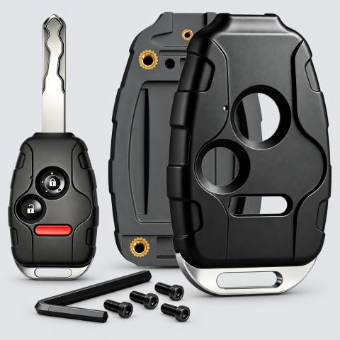 Replacement Key Fob Shell compatible with Honda Accord, Civic, CR-V, Pilot and Odyssey