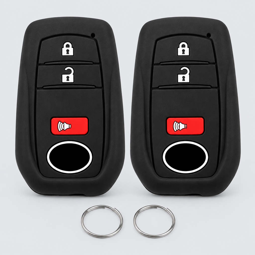 Key Fob Cover compatible with Toyota Corolla, Prius, Venza, and Tundra