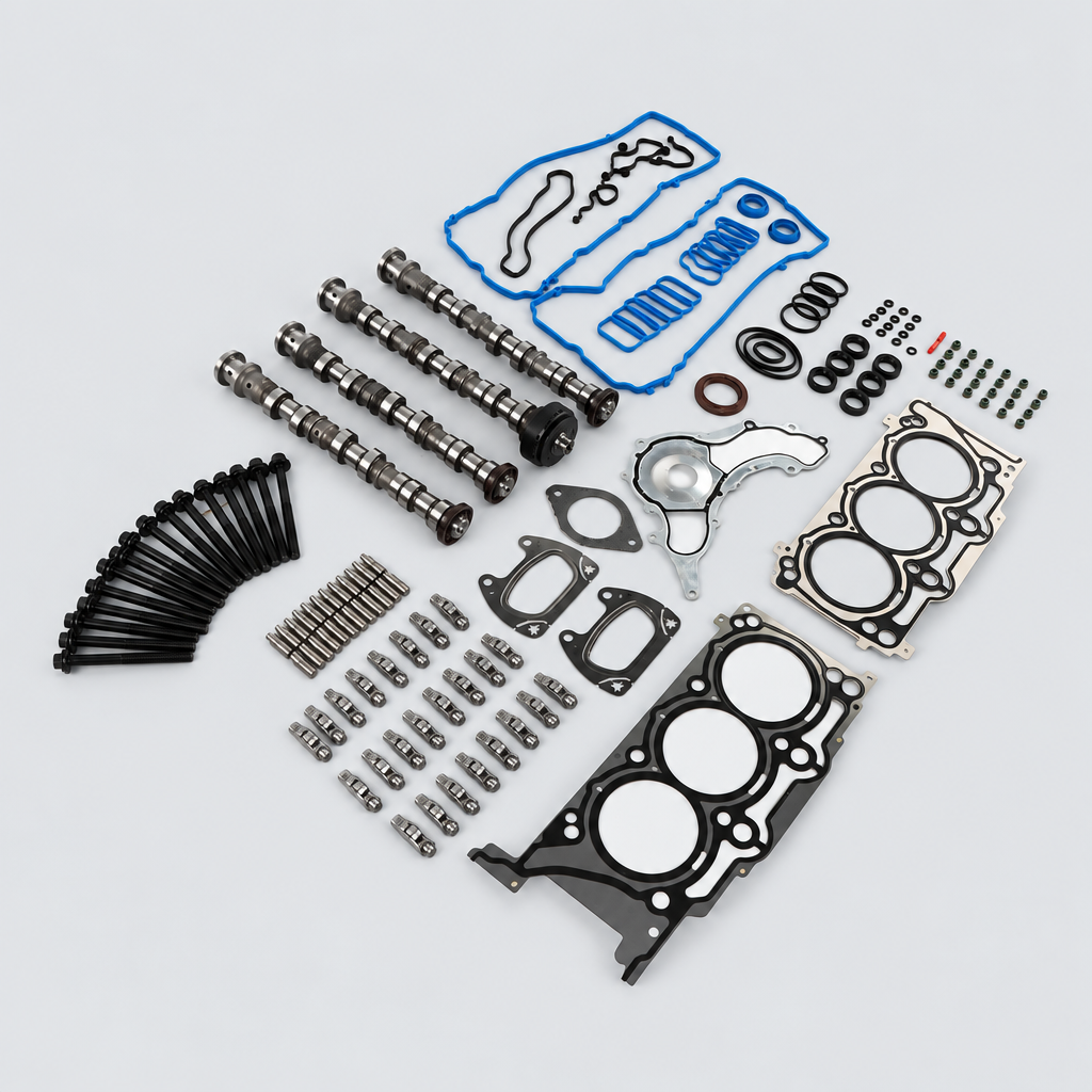 Camshaft Rocker Lifter Head Gasket Set compatible with Chrysler Dodge Jeep Ram 3.6L
