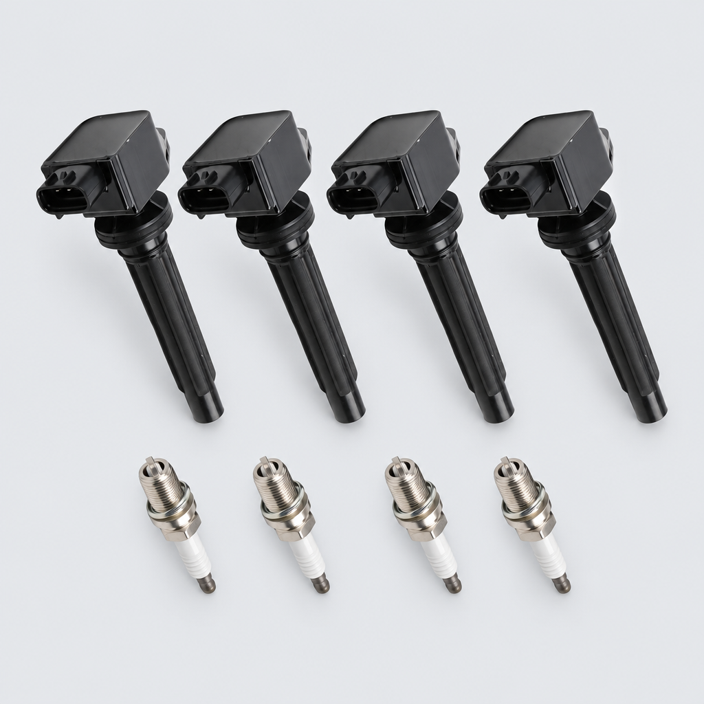 Ignition Coil and Spark Plug Kit compatible with Suzuki Grand Vitara and SX4
