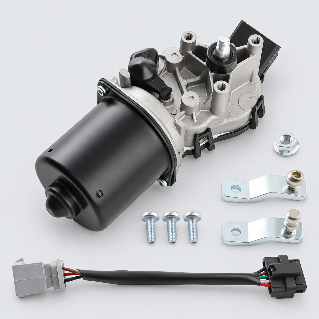 Front Windscreen Wiper Motor compatible with Dacia Sandero and Logan