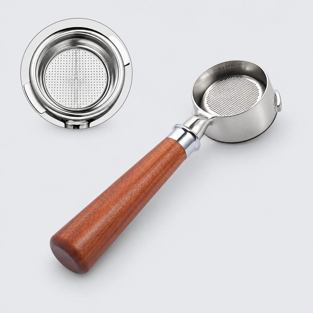 58mm Bottomless Portafilter compatible with Gaggia Espresso Machines - compatible with Jura A1
